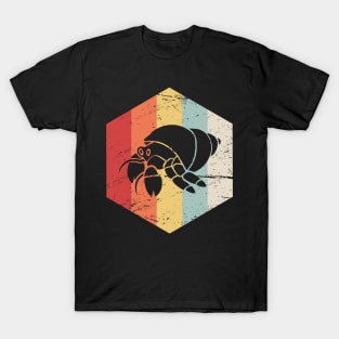 Retro Vintage Hermit Crab Icon T-Shirt